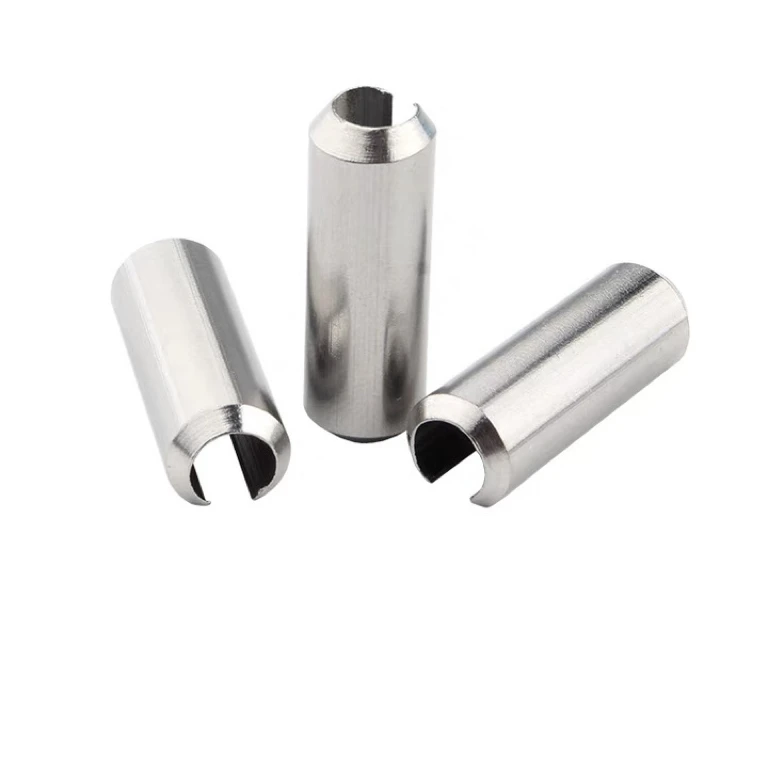 M1.5-M10 Slotted Spring Pins 304 Stainless Steel Slotted Elastic Pin Cylindrical Locking Pin