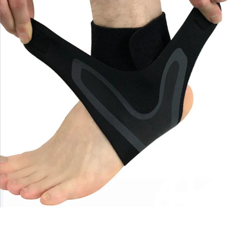 sprain neoprene brace compression foot strap gym hot and cold  wrap ankle support