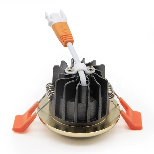 crystal LED COB ceiling spotlight lamp 3W 5W led downlight round recessed spot lights led ceiling light