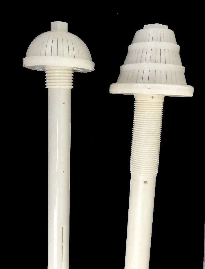 Rapid remove sand PP ABS tower and cylinder style water gravity filter strainer nozzle