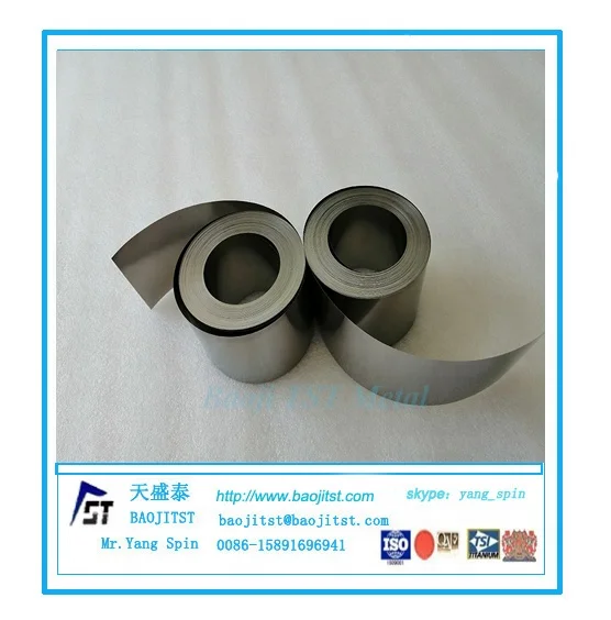 Pure nickel strip and nickel foil for battery