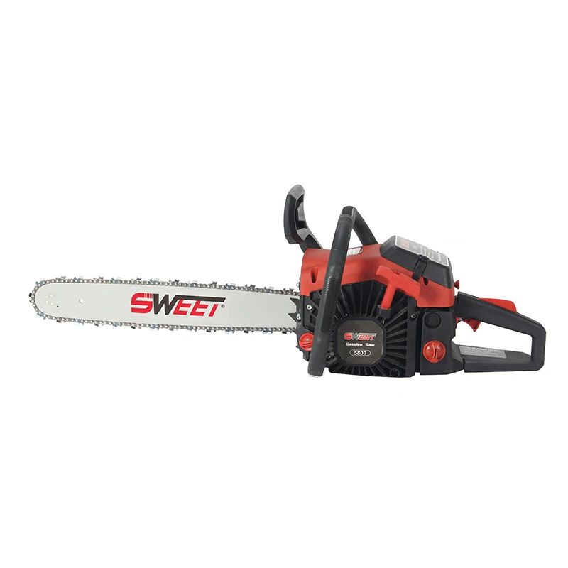 2 stroke gasoline chainsaw industrial 5800 with CE approved petrol powered wood cutting chain saw 2.2kw