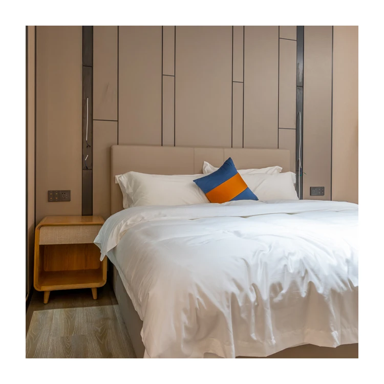 Hotel Design One Stop Service for Apartment and Villa Project Furniture Set Bedroom Customized Wood Modern Panel Full Bedroom
