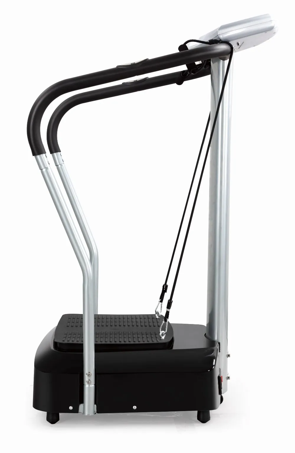 Body fit and shape workout platform vibration massage Crazy Fit Machine with Elastic Ropes and Heart Rate