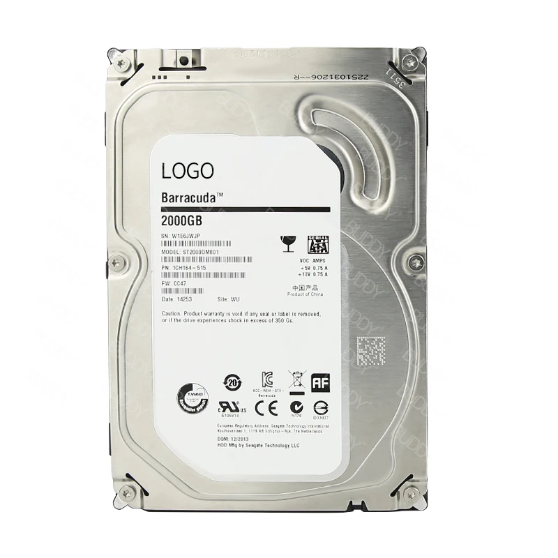 Wholesale HDD 500GB 1TB 2TB 4TB 3.5 Inch SATA Internal Hard Drive HDD Suitable for desktop computers