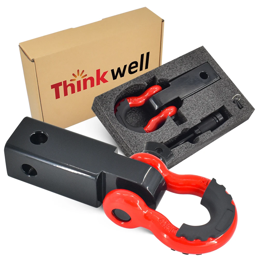 2024 Toyota Heavy-Duty Tow Bar Shackle for Car Accessories Offroad Trailer Hitch Receiver Mount