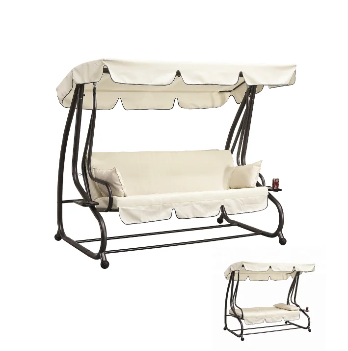 
3 seats tesline matel rock chairs cheaper type 