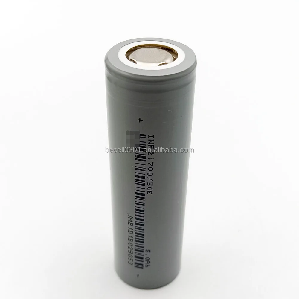 3C 21700 battery 3.7V 5000mAh lithium-ion battery rechargeable cylindrical battery for toy flashlight