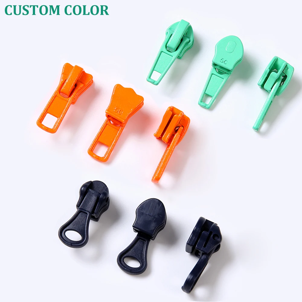 Wholesale 5# Durable Close-End Finished Brand Shoe Metal Zipper