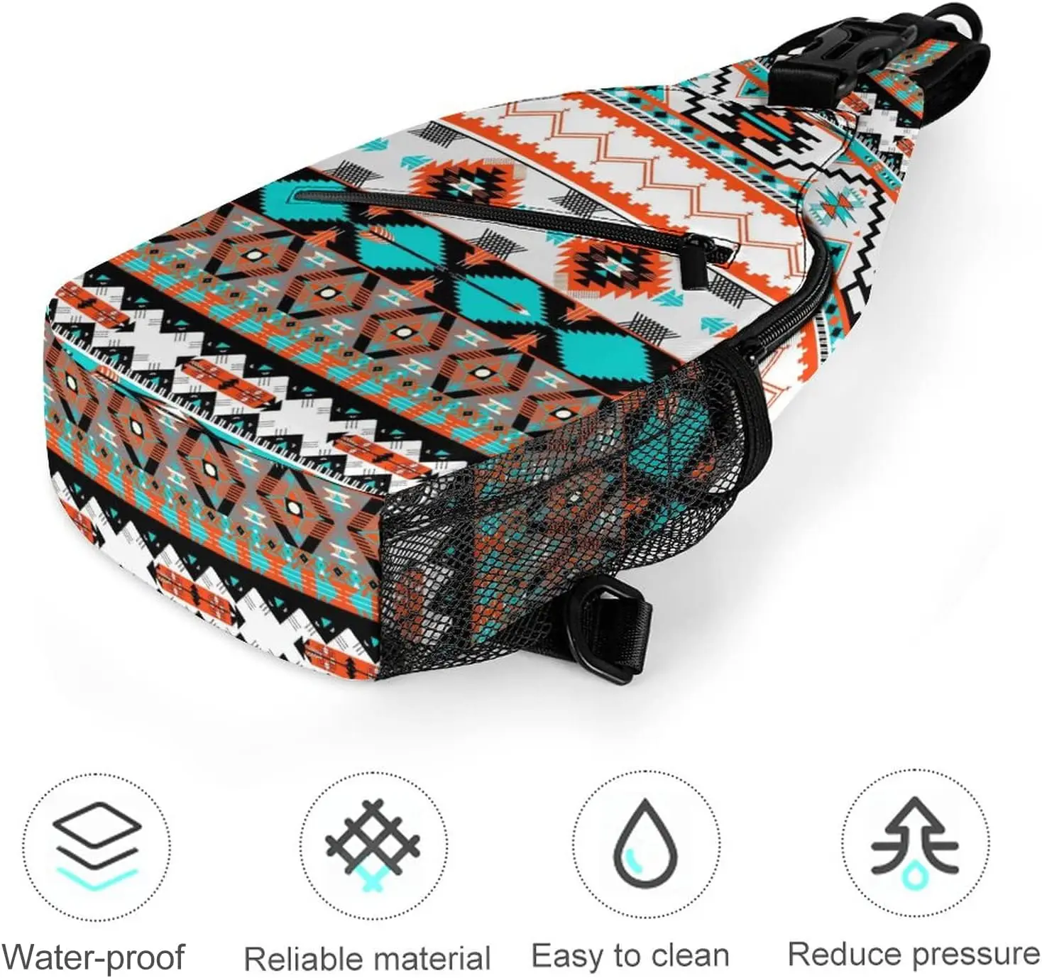 OEM Sling Bag Crossbody Backpack Cartoon ,Travel Hiking Daypack Adorable Bees Insects Print Chest Bag Shoulder Bag for Women Men