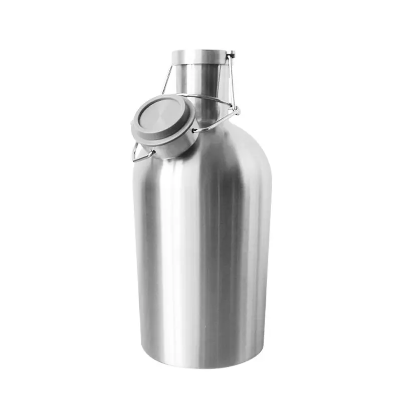GHO 2L/64OZ Double layer heat preservation mini stainless steel beer keg