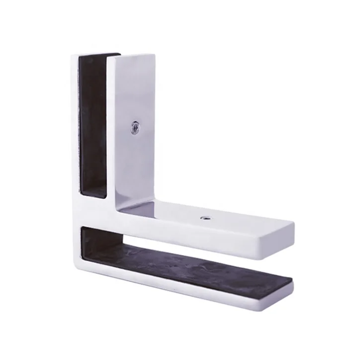 90 degree Glass to Glass Stainless Steel 316 Glass Clamp