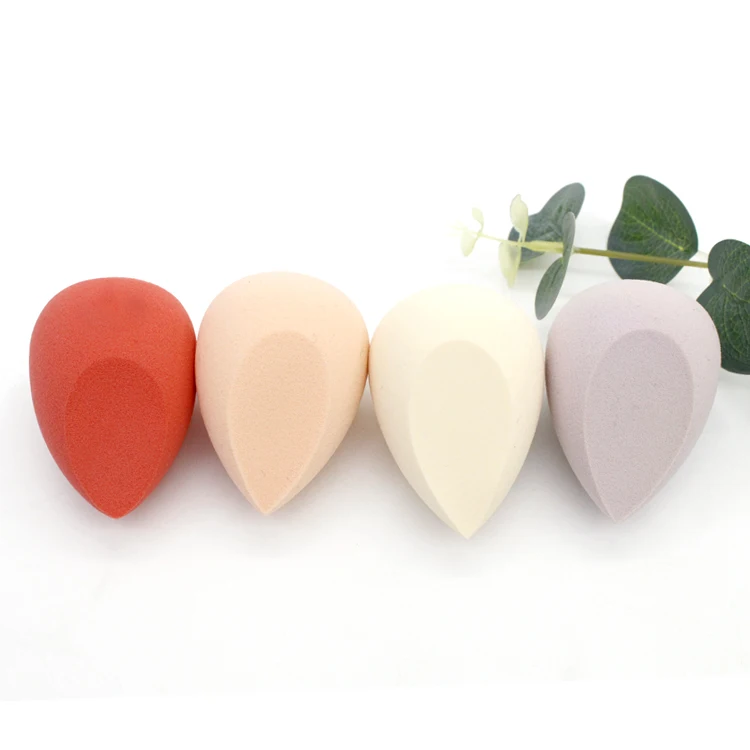 Non Latex Free Private Label Waterdrop Red Cosmetic Makeup Blender Sponge
