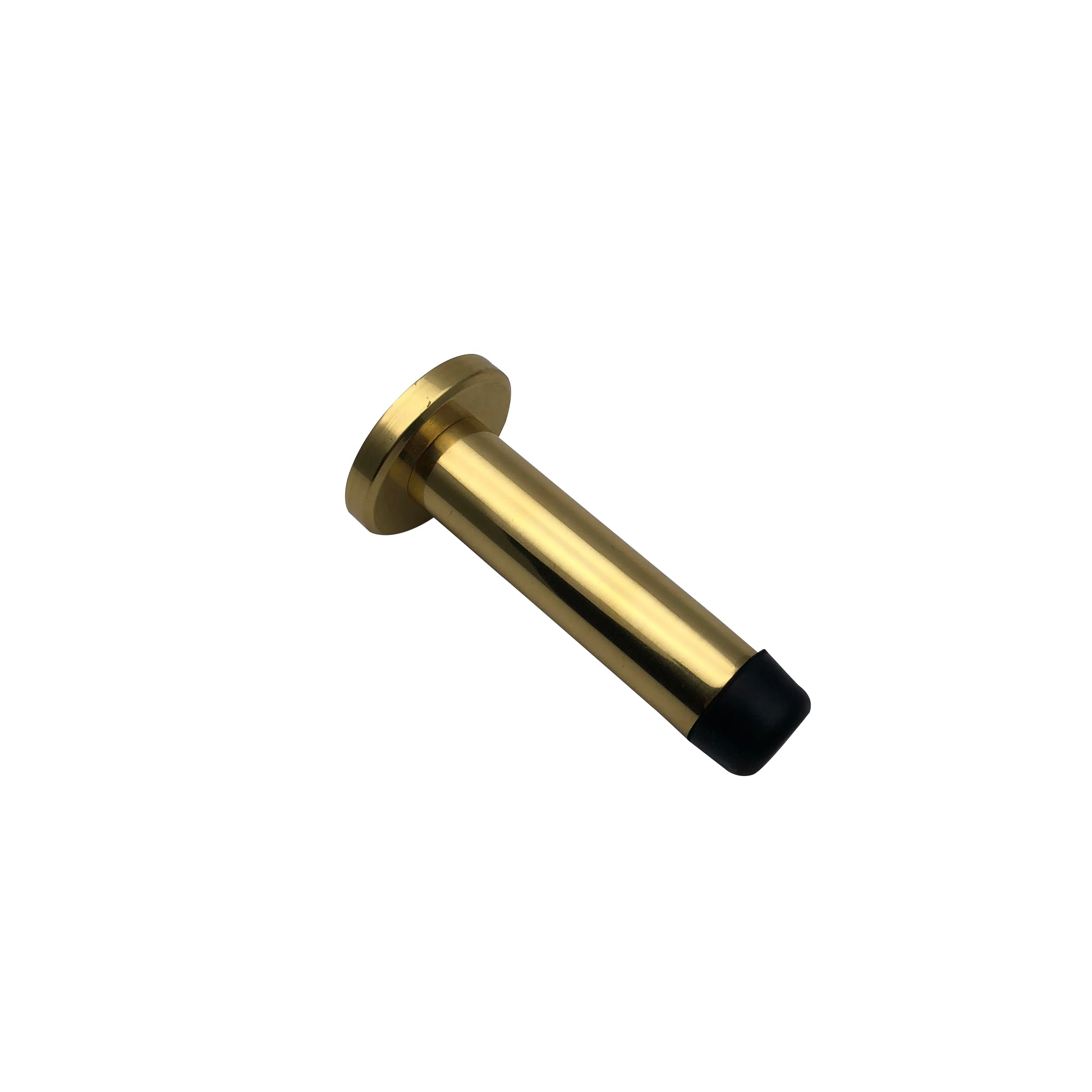 Wall Mounted crash door stop  - Polished Brass