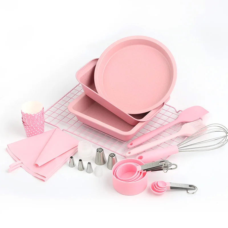 35pcs/set  Kitchen & Tabletop Baking Cake Utensil Pan Mold Set Custom Bakeware Decorating Set for Baking Toasting