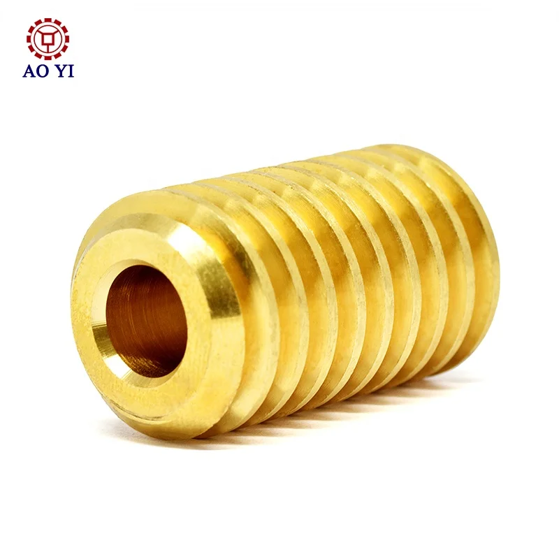 China Manufacturer M18 Brass Grub Screws Circular Slot Passivated Set Screws
