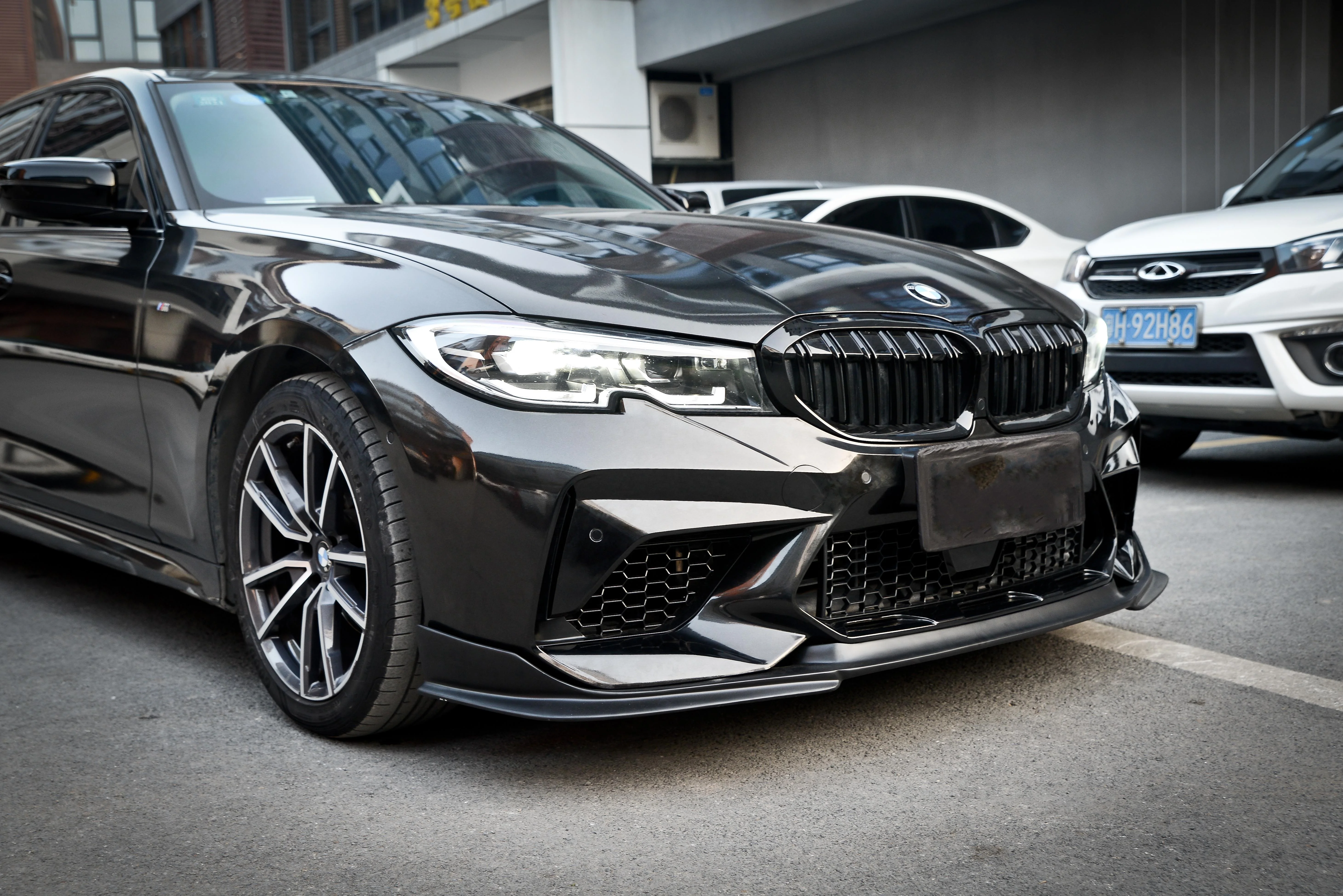 Для Bmw G20 3 серии M3c стиль автомобильный передний бампер PP передняя губа кузов