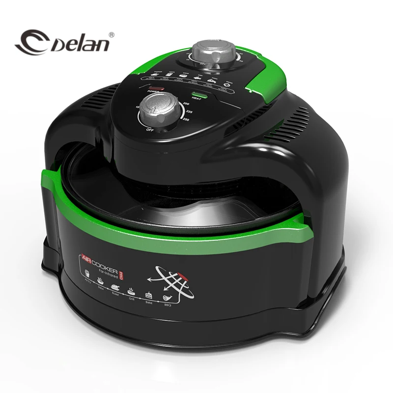 OEM Large Capacity 12L Electric Digital Multifunctional Air Fryer Oven Air Flyer With 360 Degrees Rotisserie System