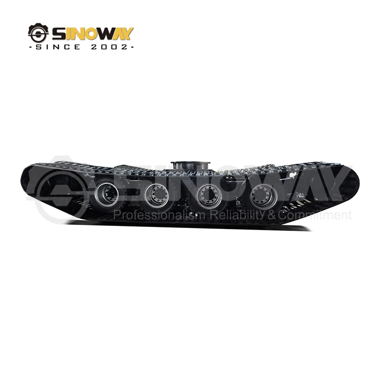 Low Ground Pressure Excavator Undercarriage with Rubber Tracks System On Sale