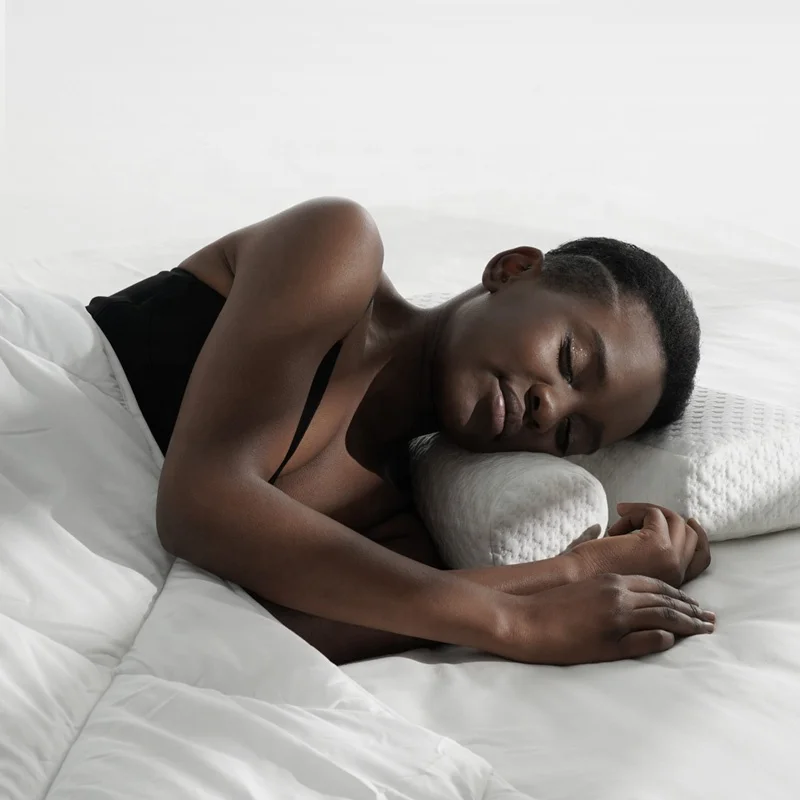 Bravo Anti Wrinkle Aging Pillow Skincare Pillow for Neck Pain Relief Side Sleeper Pillow