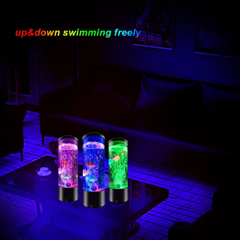 Rgb Color Changing Charging Wireless Floor Light Novelty Colour Changing Led Tube Tower Sensory Mood Light