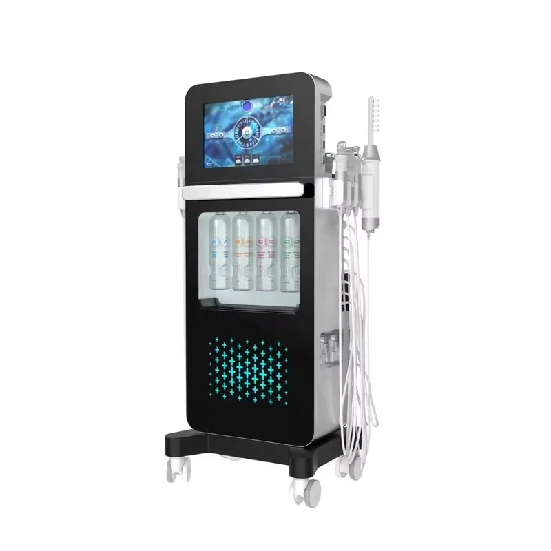 New Design Vertical Multi-functional Skin Rejuvenation Whitening Hydrogen Oxygen Facial Machine
