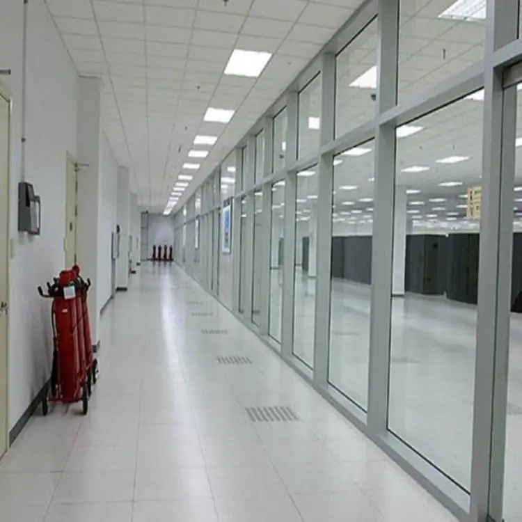 Insulated Interior Glass Wall Partition Panels Hollow Structure for Outdoor Industrial Bathroom Kitchen Supermarket Applications