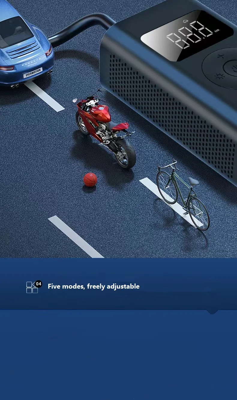 New car air pump compressor for car tires digital tire tyre inflators rechargeable Wireless mini portable battery cordless psi