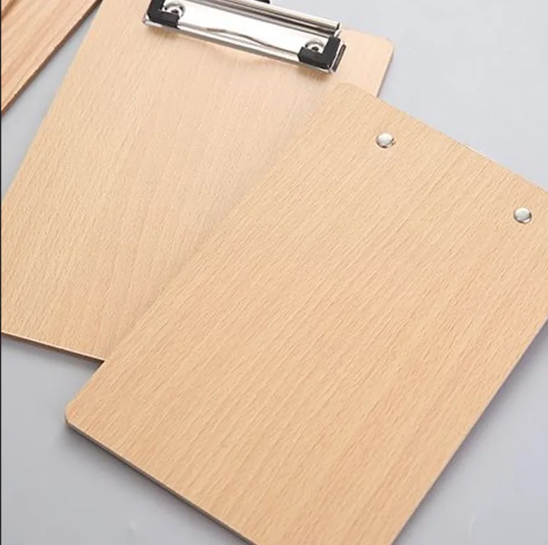 Медицинский буфер для кормления деревянный обмена стандартный A4 размер буквы зажим доска офиса школы канцелярские принадлежности с подвесным отверстием