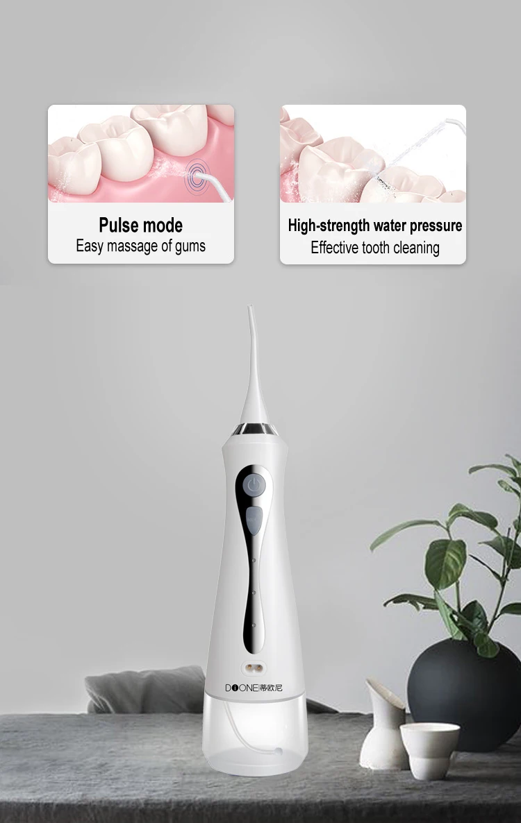 
DIONE high quality portable cordless water flosser water jet flosser best dental irrigator 