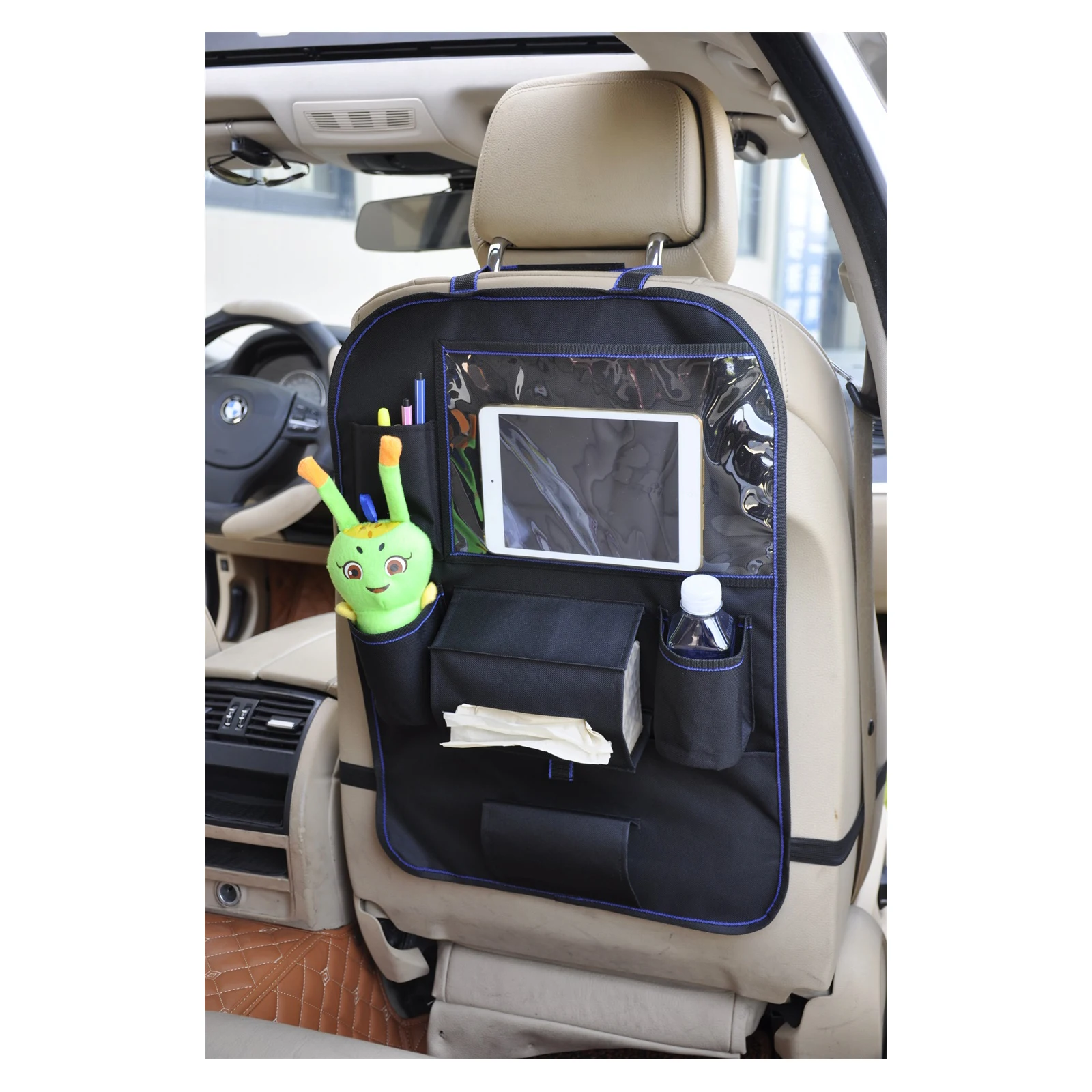 Wholesale folding Oxford car trunk organizer multifunction car auto back seat storage organizer