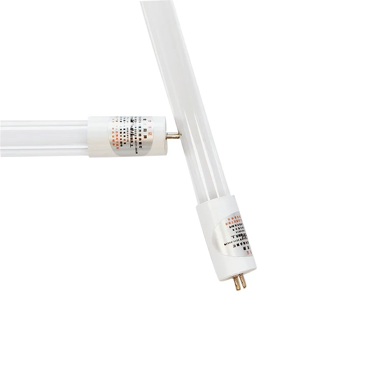 Hot sale supply high performance 220V quartz glass 15W 254nm ultraviolet germicidal UVC lamp