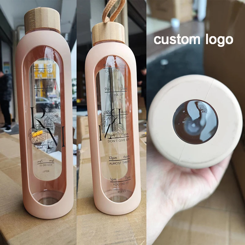 custom cow SIMPLE Glass Tumbler With Bamboo Lid 12oz 32oz 40oz 16oz 20oz Iced Coffee Cup Mason Jar Beer Can 50oz car holder cups