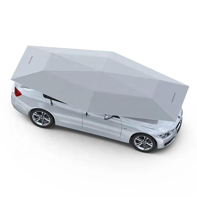 Mynew 4.2Meter New design manual folding portable mobile car sun shade umbrella