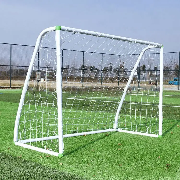 Latest wholesale outdoor standard school playground three to four plastic folding football goal