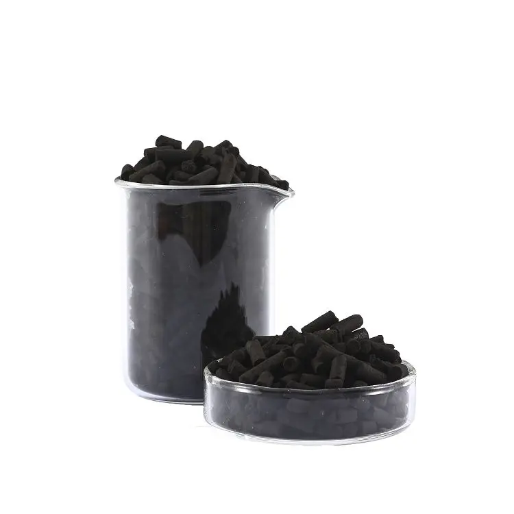Wholesale CAS 7440-44-0 99.9%min Black particles columnar activated carbon for Coating Auxiliary Agents
