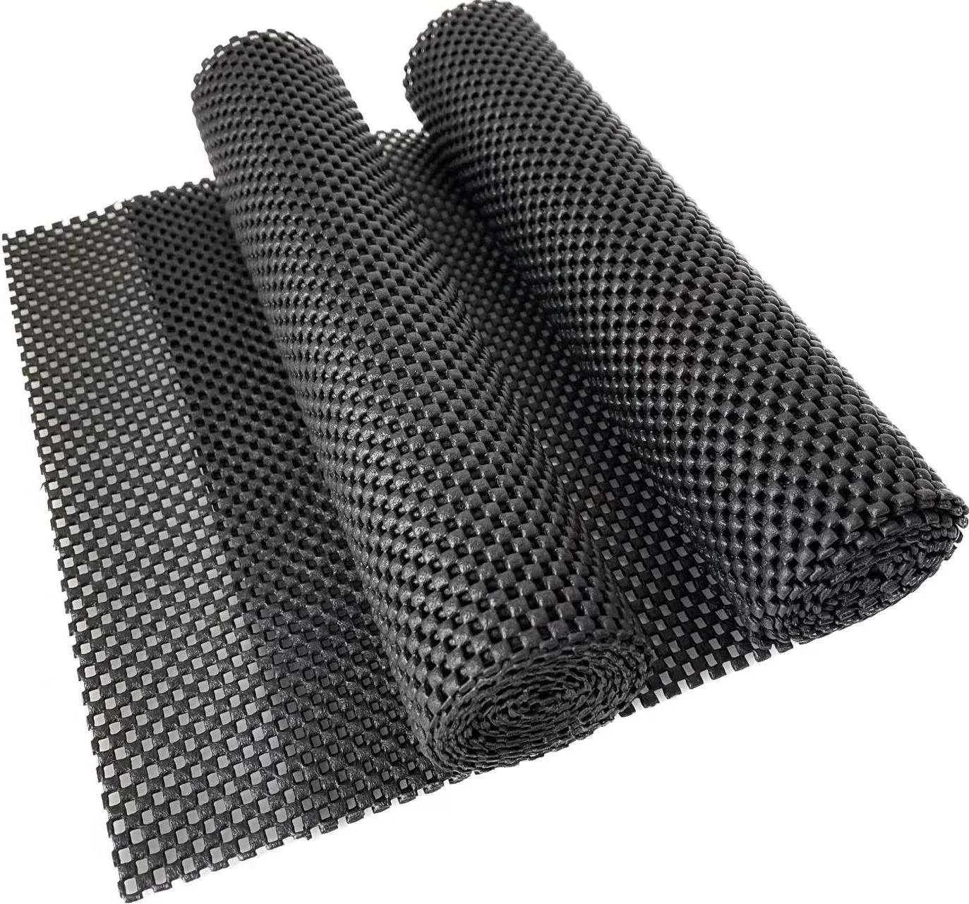 Grid anti-slip Foam Mesh PVC Coated Polyester carpet underlay non Slip pvc Mat/Oeko-tex standard pvc foam anti slip mat