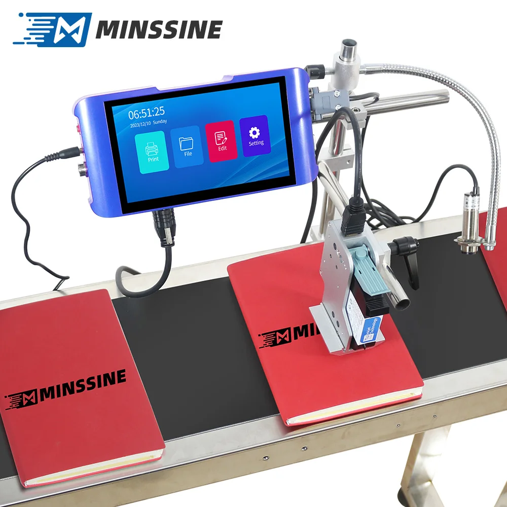 Factory Outlets Automatic Batch Inkjet Printer High Quality Batch Coding Machine Tij Online Ink Printer Commercial