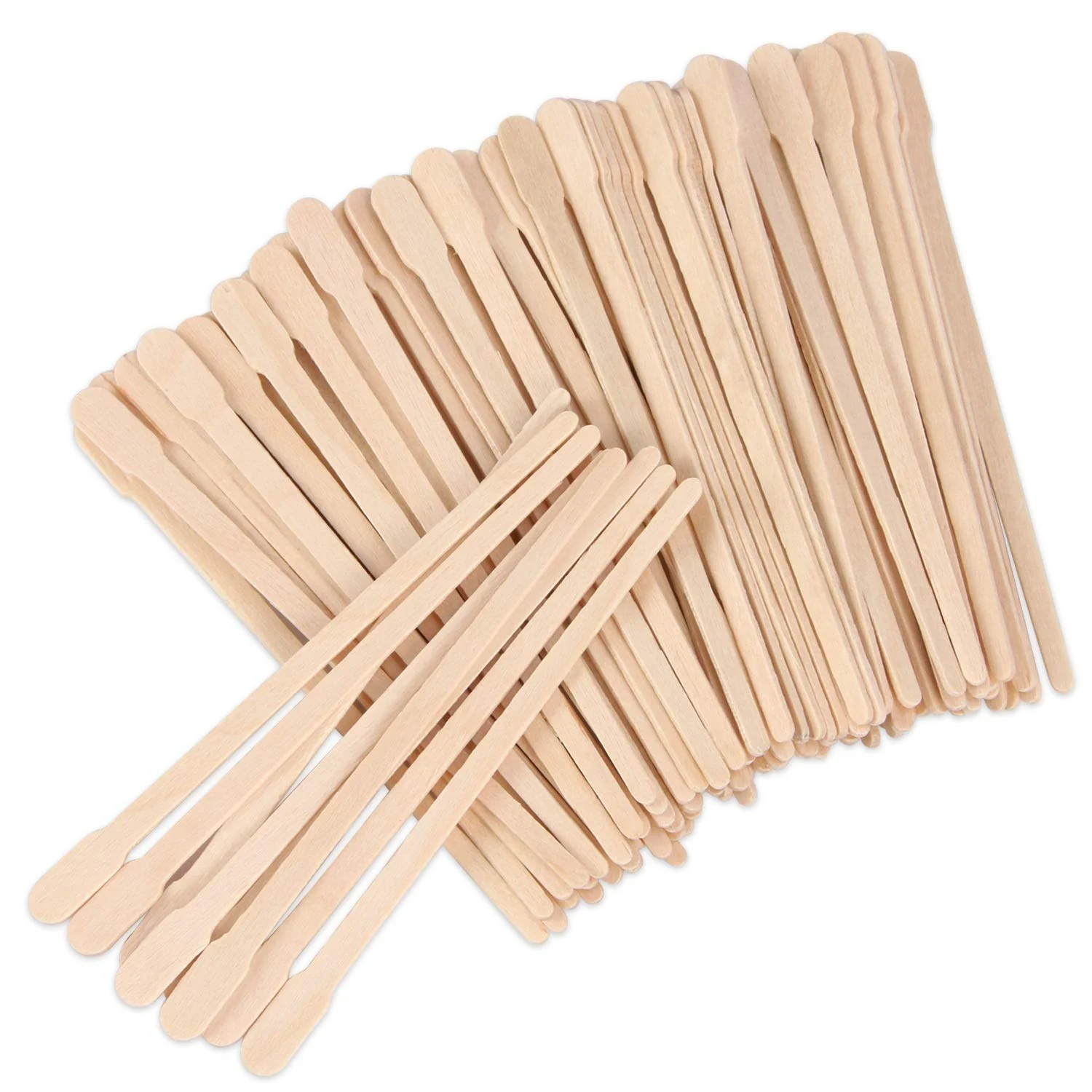 Eyebrow Wax Sticks Wax Applicator, Wood Wax Spatulas for Face and Small Hair Removal Sticks