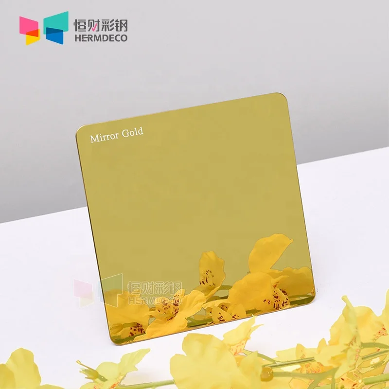 AISI 304 304l 1,0 мм pvd покрытие золотого цвета лист нержавеющей стали