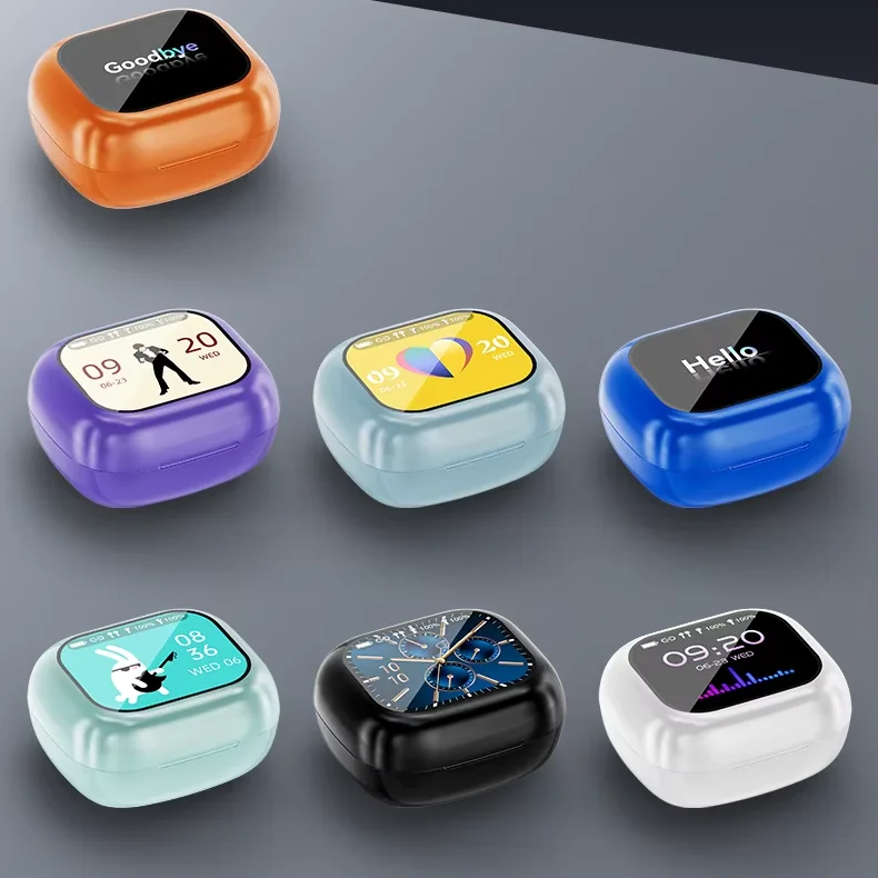 Модные WT-7 наушники-вкладыши с активным шумоподавлением водонепроницаемые беспроводные наушники сенсорным экраном