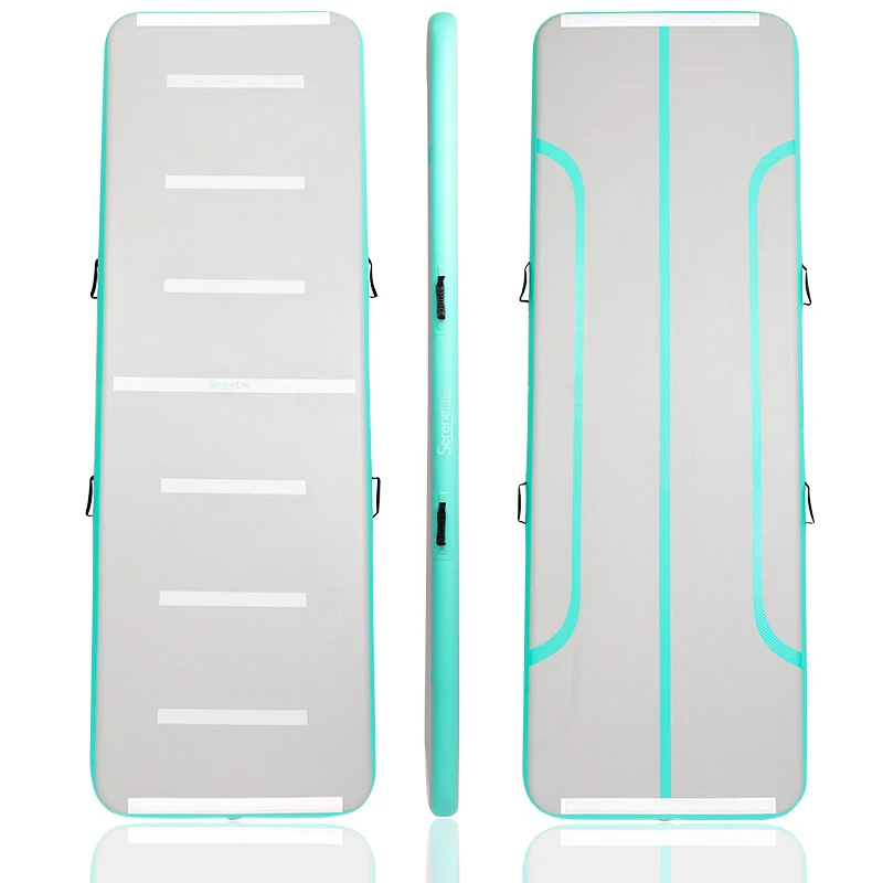 
Premium Air Track 10ft 13ft 16ft 20ft Airtrack Gymnastics Tumbling Mat Inflatable Tumble Track for Home Use/Gym/Yoga/Training 