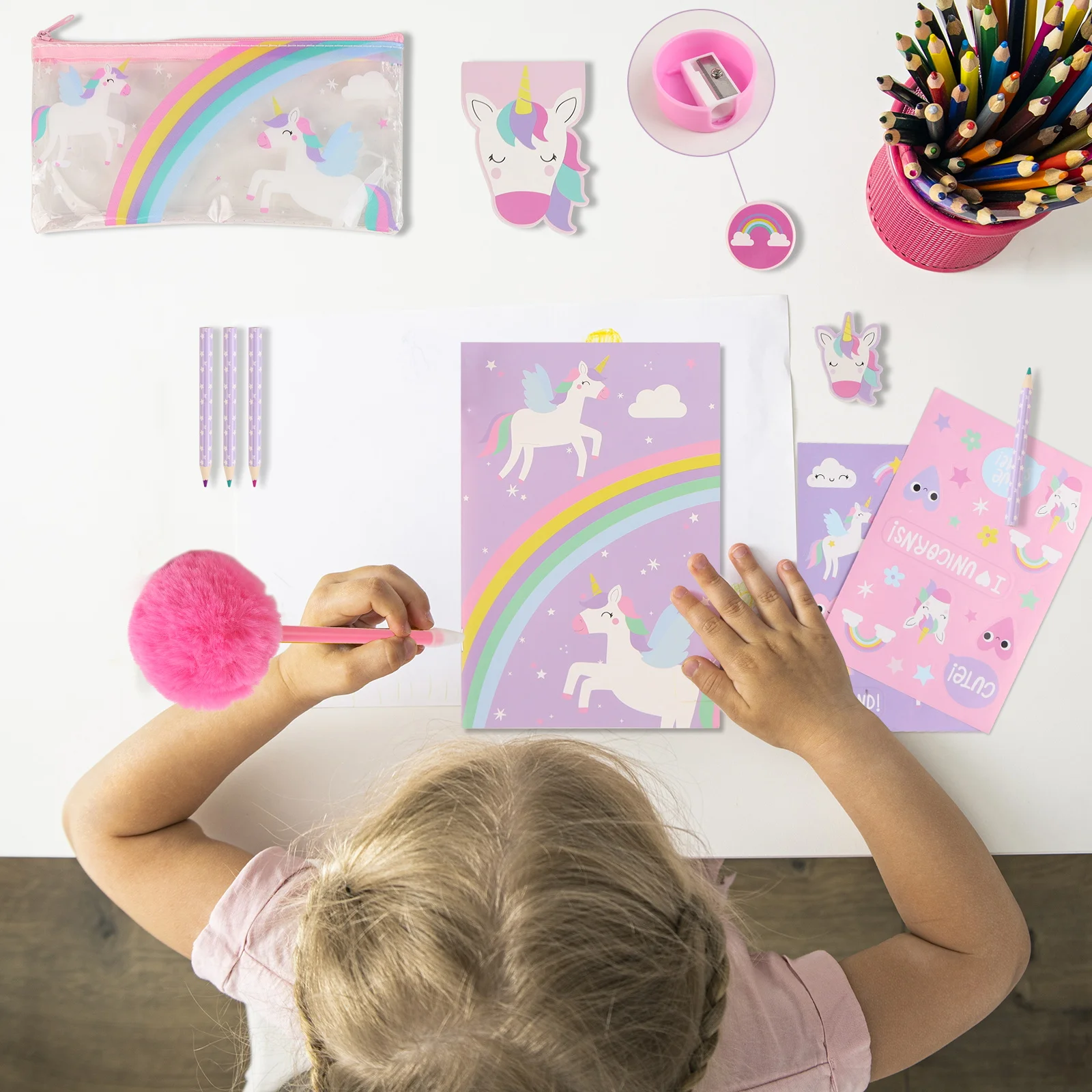 11 шт. Набор подарочных дневников для девочек