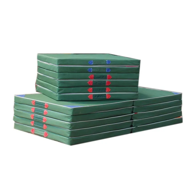 customized size oxford/PU folding Gymnastics play mat yoga mat