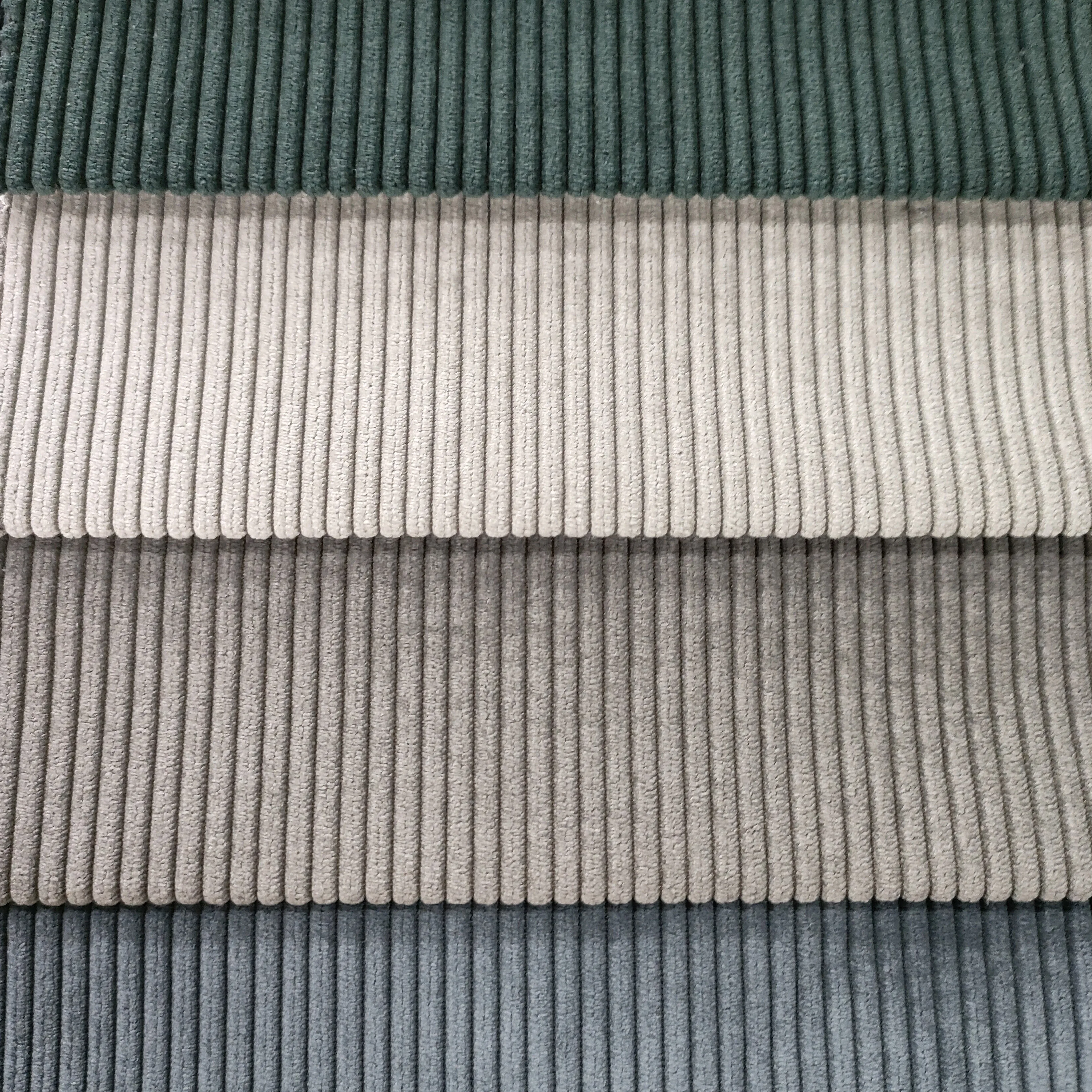 Manufacture High Quality Wrinkle Resistant 100% Polyester Stripe Velvet Fabric Corduroy Sofa Fabrics