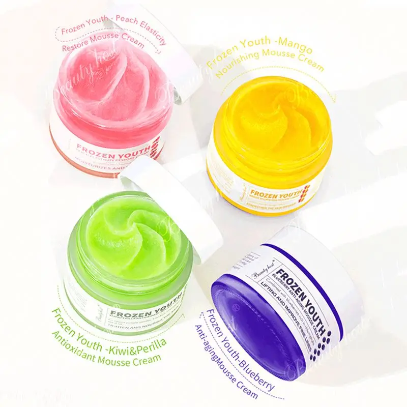 Skin Fruit Blueberry Mango Peach Kiwi & Perilla Best Whitening Face Cream in Malaysia Anti Aging Retinol Facial Cream Ki