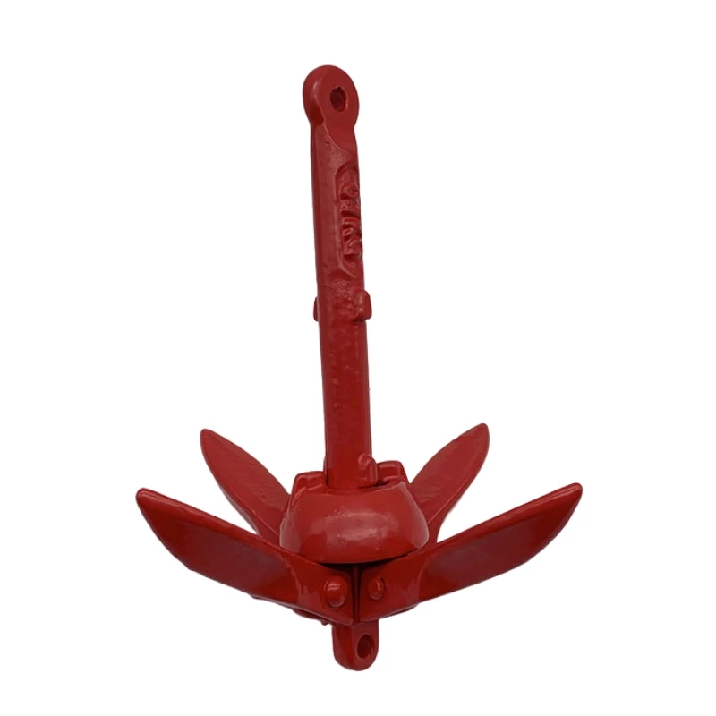 Carbon Steel 3.5lb 1.5KG High Quality Ship Docking Carbon Steel Folding Anchor Delta Casting Design for Boats and Yachts