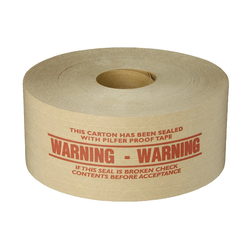 Starch glue Package Logo Custom Wet Water Adhesive Degradable Biodegradable Kraft Paper Tape