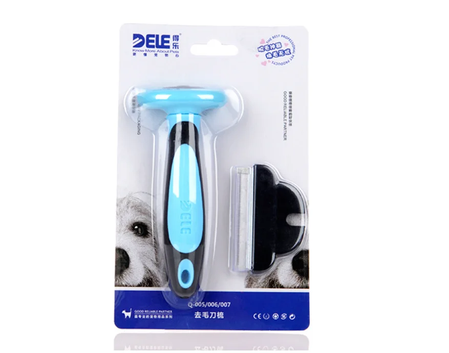 Free  Shipping Professional Deshedding Tool Effectively Reduces Shedding by up to 95% Dogs and Cats Pet Grooming Brush Comb