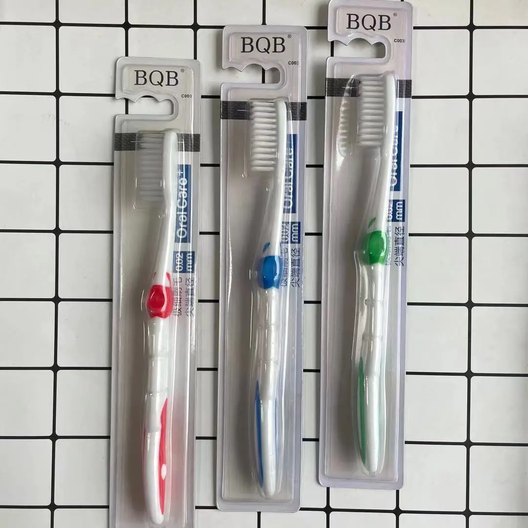 Зубная щетка для взрослых, Высококачественная Мягкая шерстяная пластиковая Бытовая отдельная упаковка, зубная щетка, принадлежности для мытья, поддержка пользовательского OEM